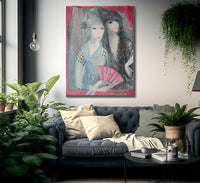 Two Spanish Girls 1915 By Marie Laurencin Fine Art Print