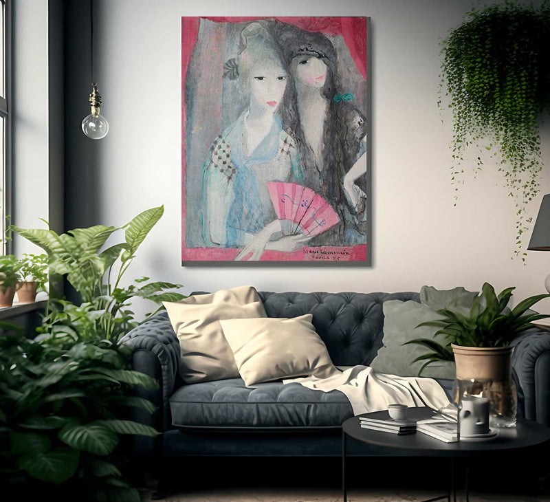 Two Spanish Girls 1915 By Marie Laurencin Fine Art Print