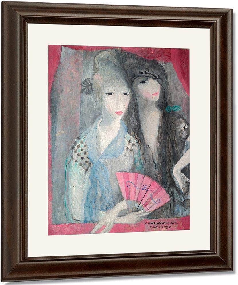 Two Spanish Girls 1915 By Marie Laurencin Fine Art Print