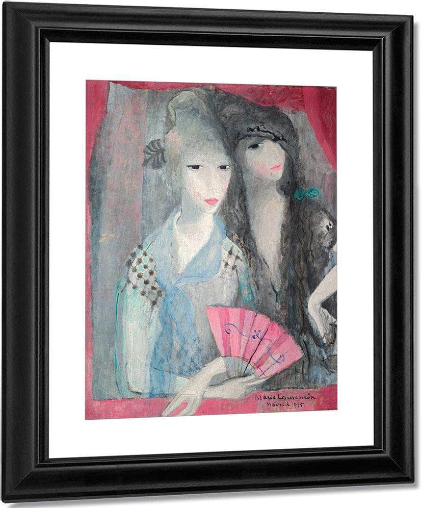 Two Spanish Girls 1915 By Marie Laurencin Fine Art Print