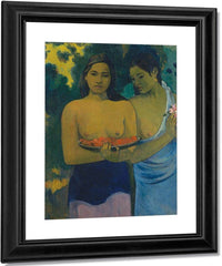 Two Tahitian Women 1899 By Paul Gauguin Fine Art Print