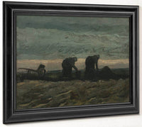 Two Women On The Heath By Vincent Van Gogh Fine Art Print