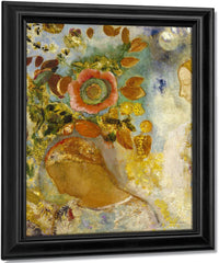Two Young Girls Among Flowers, 1912 By Odilon Redon Fine Art Print