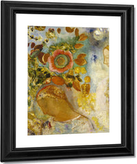 Two Young Girls Among Flowers, 1912 By Odilon Redon Fine Art Print