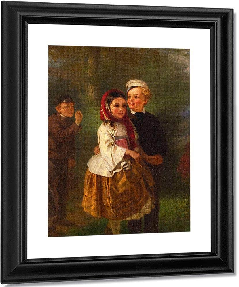 Two Young Girls Among Flowers, 1912 By Odilon Redon Fine Art Print