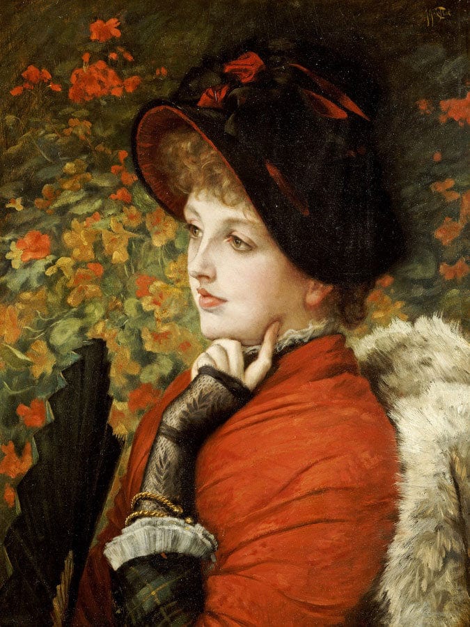 Type Of Beauty By James Tissot Fine Art Print