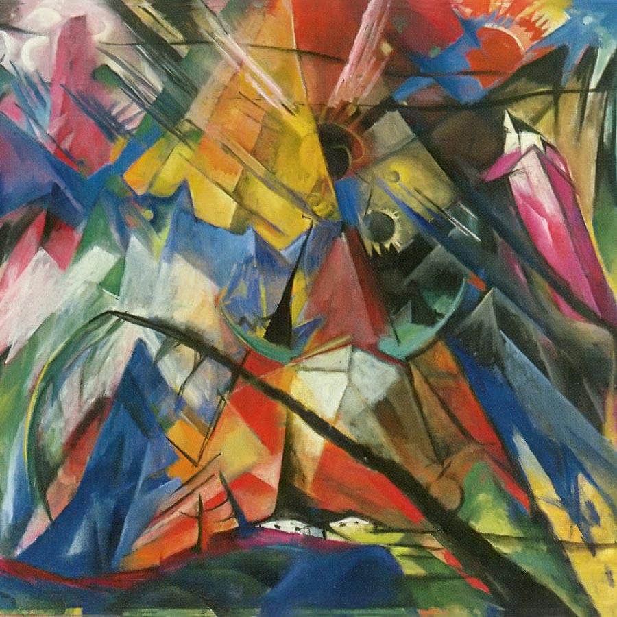 Tyrol M9 Franz Marc Fine Art Print