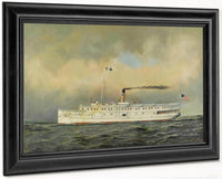 U.S. Army Transport  Terry 1901 By Antonio Jacobsen Fine Art Print