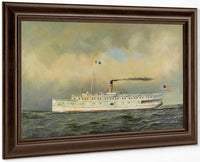 U.S. Army Transport  Terry 1901 By Antonio Jacobsen Fine Art Print