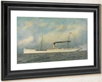 U.S. Army Transport  Warren  1900 By Antonio Jacobsen Fine Art Print