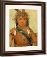 Ud Je Jock, Pelican, A Boy By George Catlin Fine Art Print