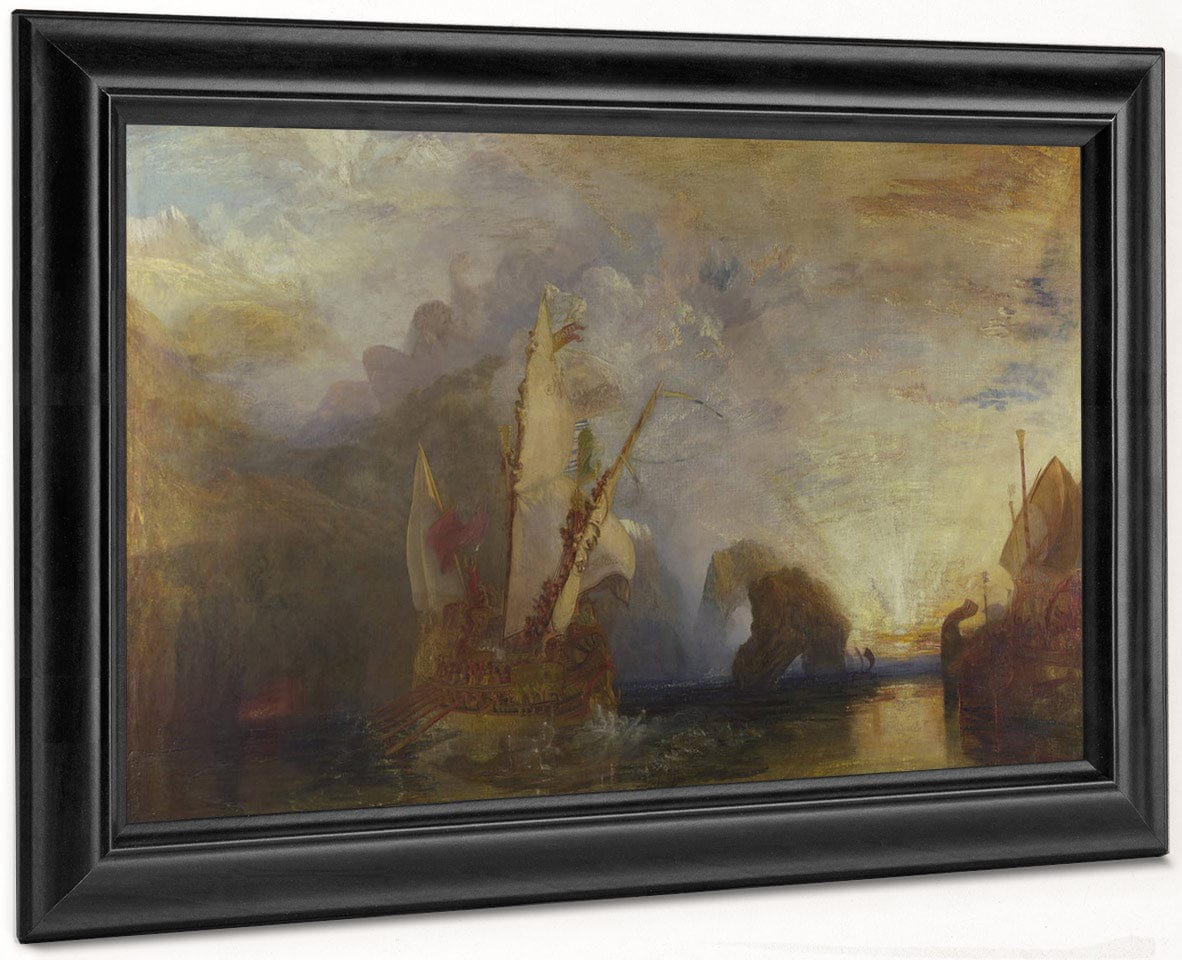 Ulysses Deriding Polyphemus   Homer's Odyssey By Joseph Mallord William Turner Fine Art Print