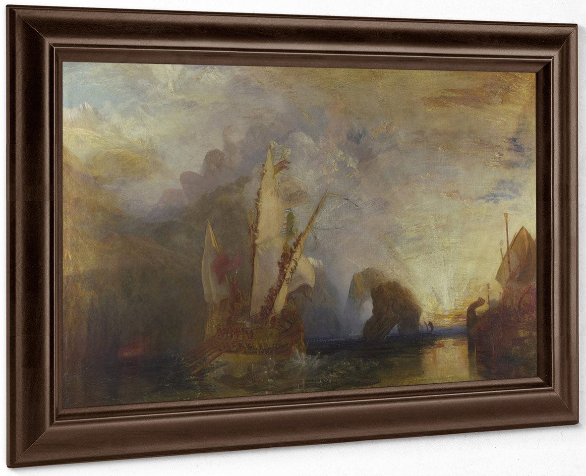 Ulysses Deriding Polyphemus   Homer's Odyssey By Joseph Mallord William Turner Fine Art Print