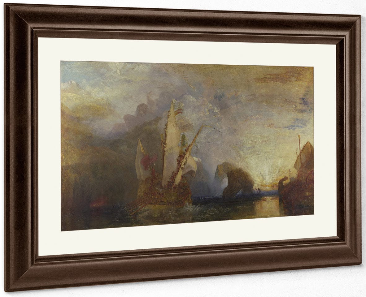 Ulysses Deriding Polyphemus   Homer's Odyssey By Joseph Mallord William Turner Fine Art Print