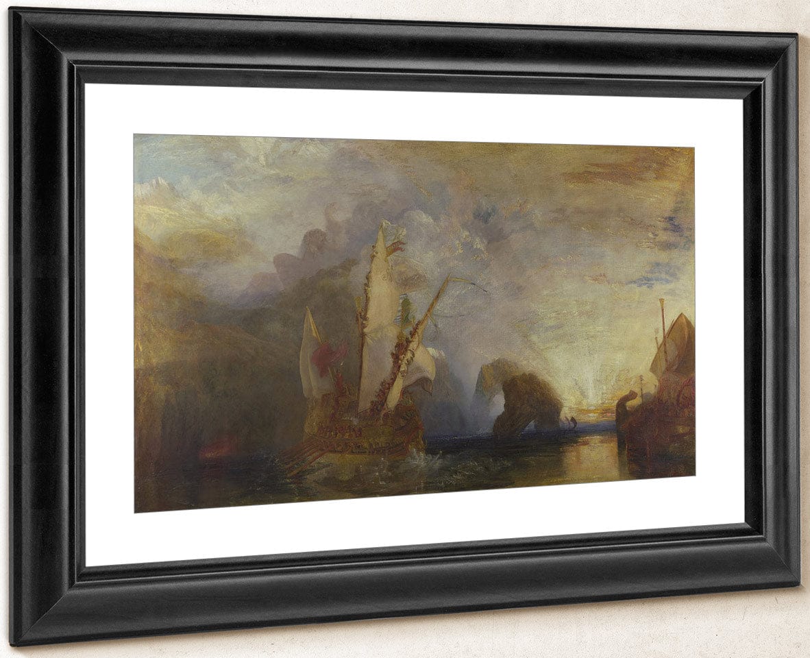 Ulysses Deriding Polyphemus   Homer's Odyssey By Joseph Mallord William Turner Fine Art Print