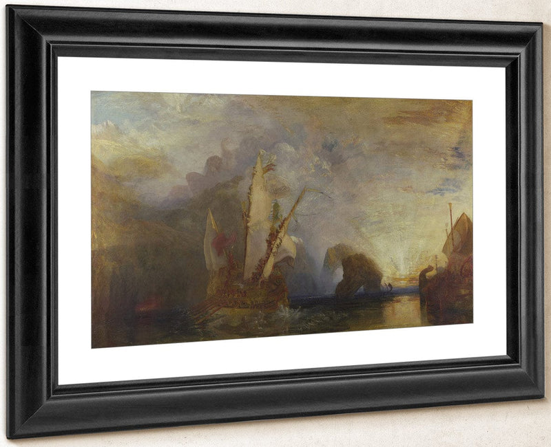 Ulysses Deriding Polyphemus   Homer's Odyssey By Joseph Mallord William Turner Fine Art Print