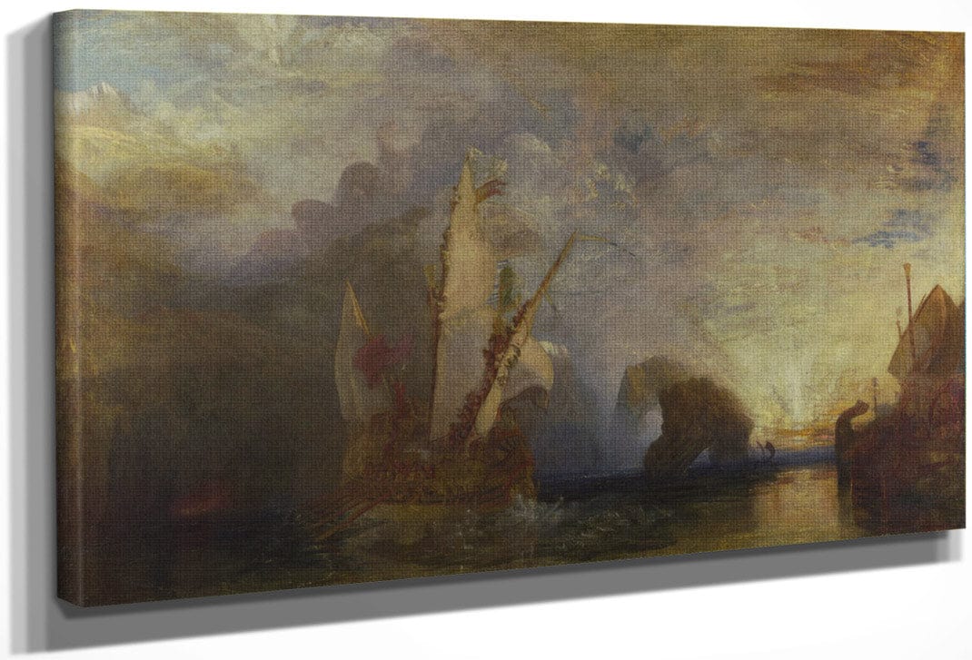 Ulysses Deriding Polyphemus   Homer's Odyssey By Joseph Mallord William Turner Fine Art Print