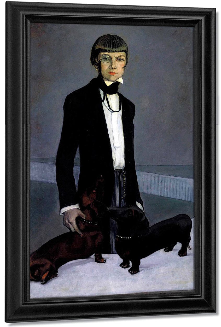 Una Troubridge 1924 By Romaine Brooks Fine Art Print