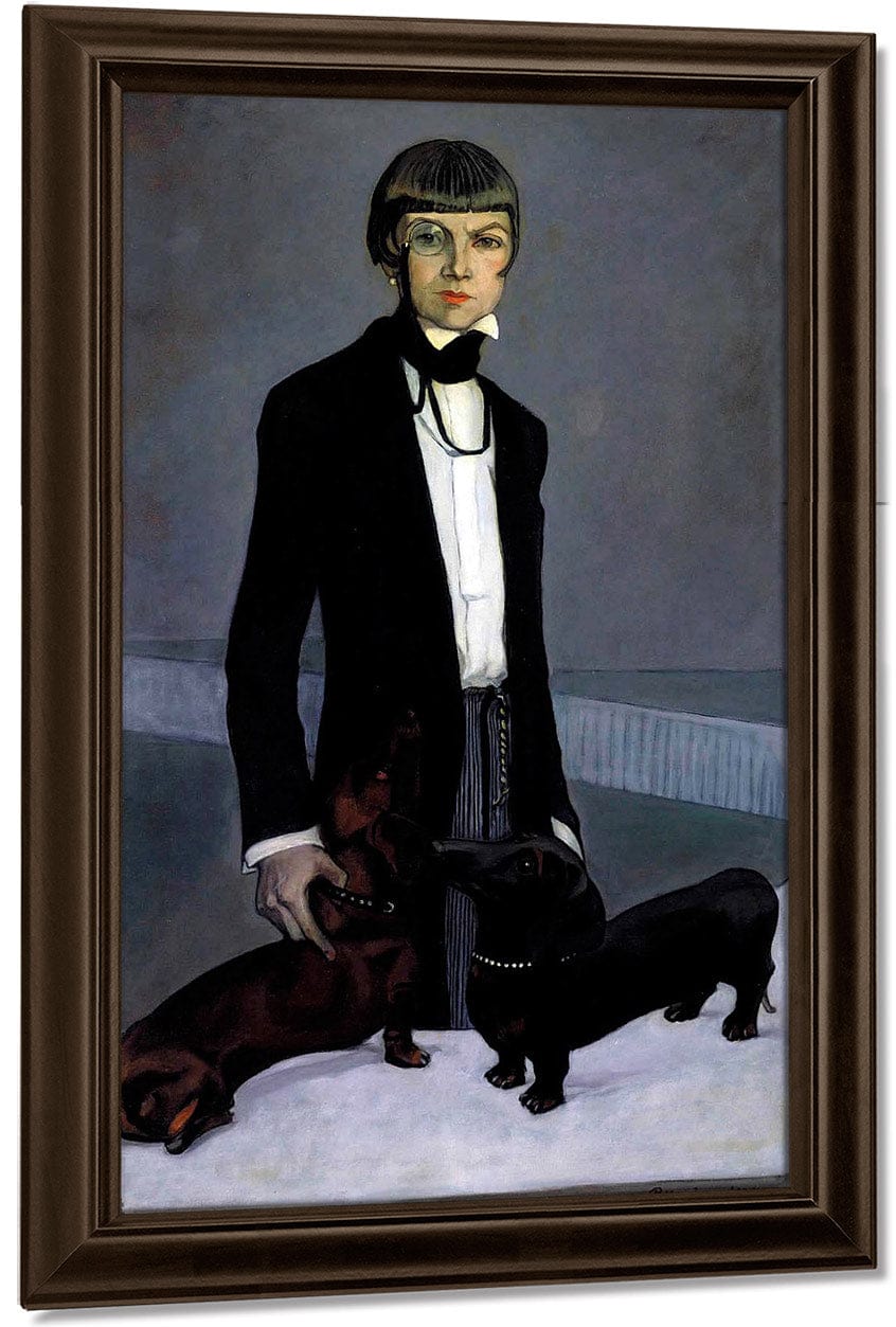 Una Troubridge 1924 By Romaine Brooks Fine Art Print
