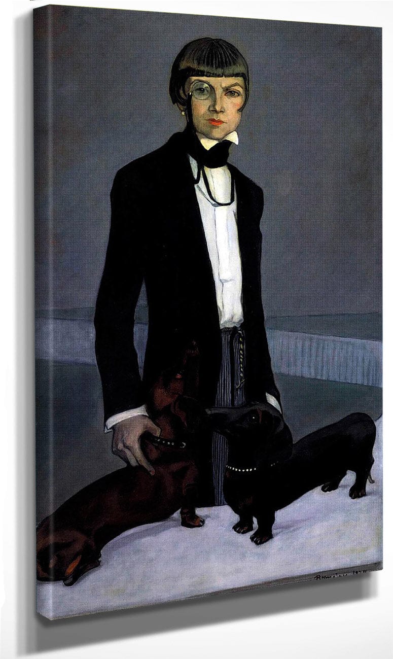 Una Troubridge 1924 By Romaine Brooks Fine Art Print