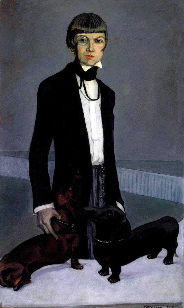 Una Troubridge 1924 By Romaine Brooks Fine Art Print