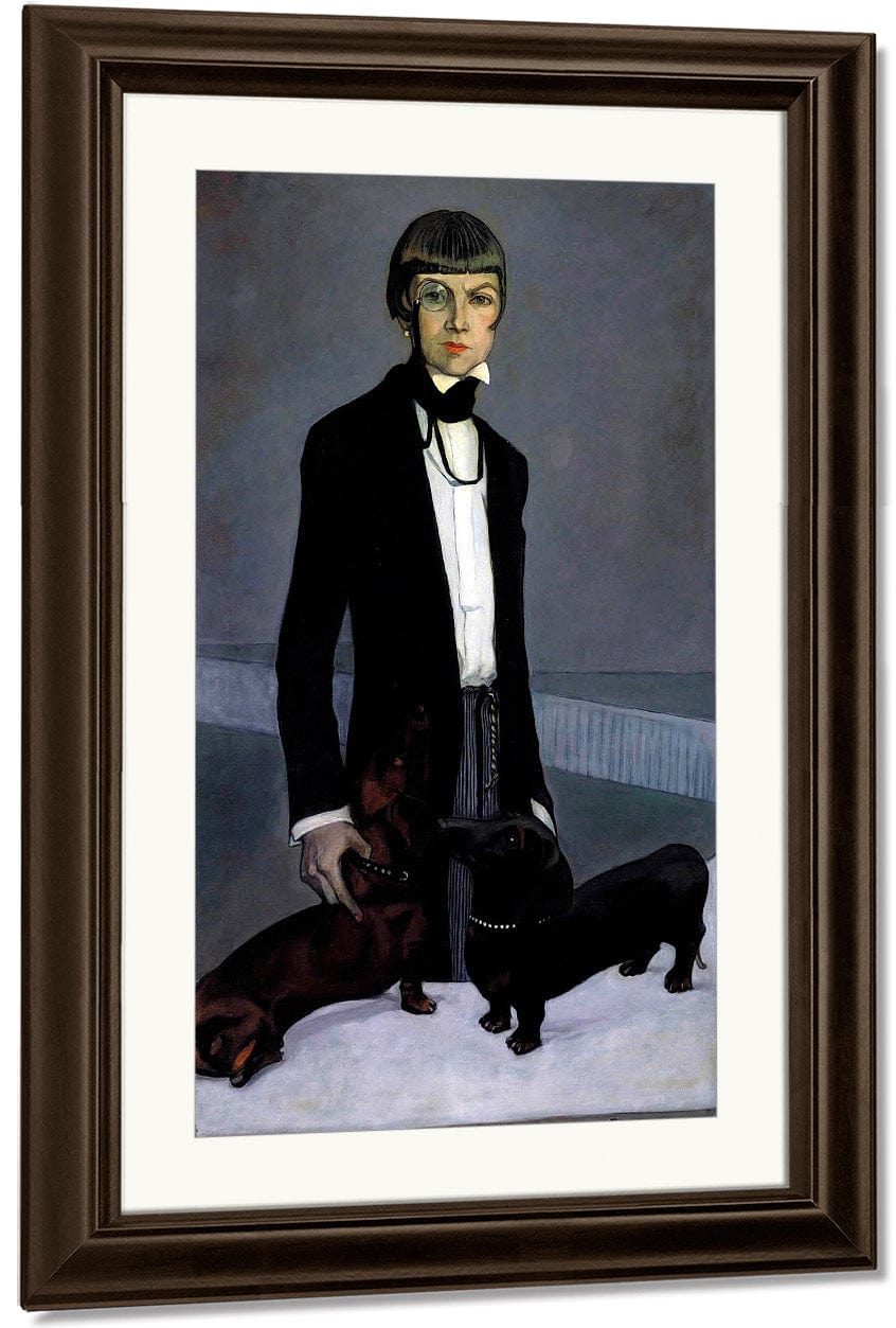 Una Troubridge 1924 By Romaine Brooks Fine Art Print