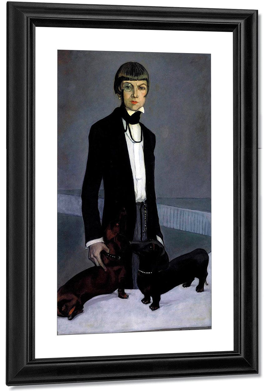 Una Troubridge 1924 By Romaine Brooks Fine Art Print