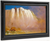 Under Niagra By Frederic Edwin Church Fine Art Print