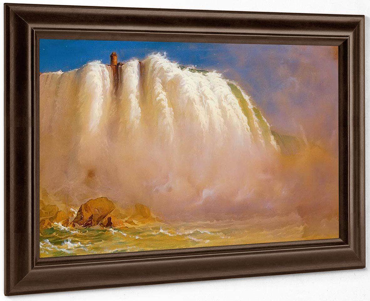 Under Niagra By Frederic Edwin Church Fine Art Print
