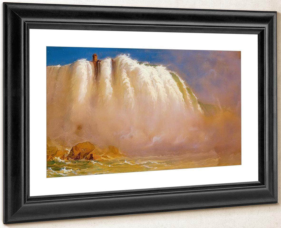 Under Niagra By Frederic Edwin Church Fine Art Print