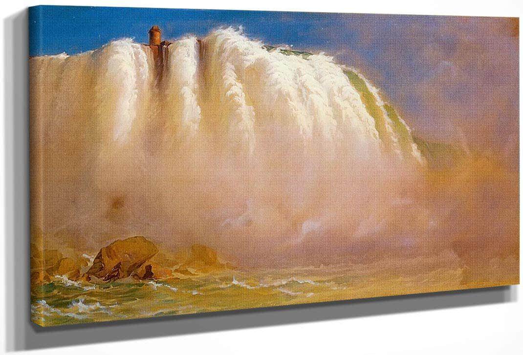 Under Niagra By Frederic Edwin Church Fine Art Print