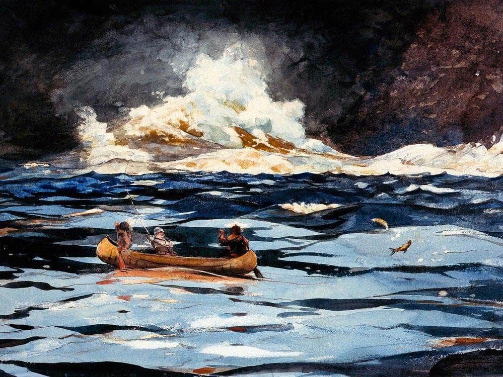 Under The Falls The Grand Discharge By Winslow Homer Fine Art Print