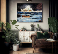 Under The Falls The Grand Discharge By Winslow Homer Fine Art Print