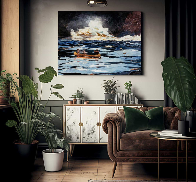 Under The Falls The Grand Discharge By Winslow Homer Fine Art Print