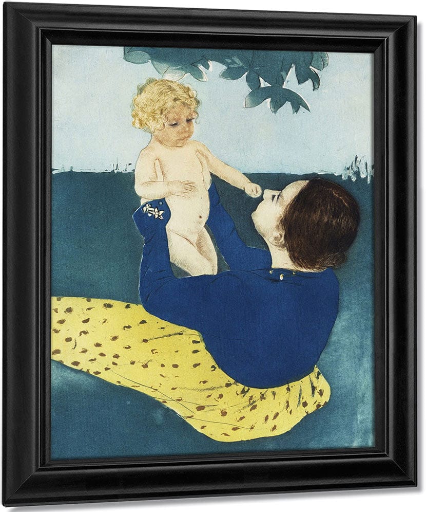 Under The Horse Chestnut Tree By Mary Cassatt Fine Art Print