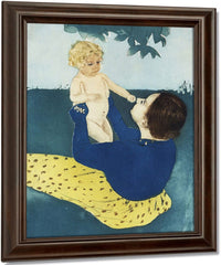 Under The Horse Chestnut Tree By Mary Cassatt Fine Art Print