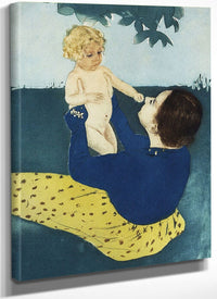 Under The Horse Chestnut Tree By Mary Cassatt Fine Art Print