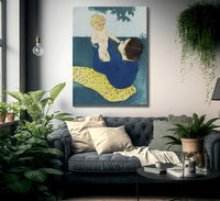 Under The Horse Chestnut Tree By Mary Cassatt Fine Art Print