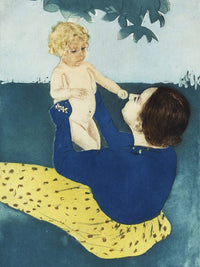 Under The Horse Chestnut Tree By Mary Cassatt Fine Art Print