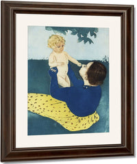 Under The Horse Chestnut Tree By Mary Cassatt Fine Art Print