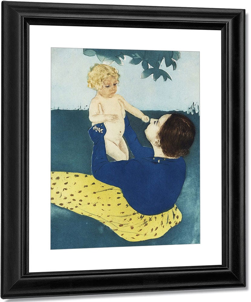 Under The Horse Chestnut Tree By Mary Cassatt Fine Art Print