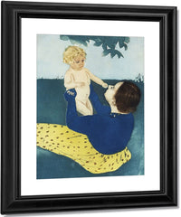 Under The Horse Chestnut Tree By Mary Cassatt Fine Art Print