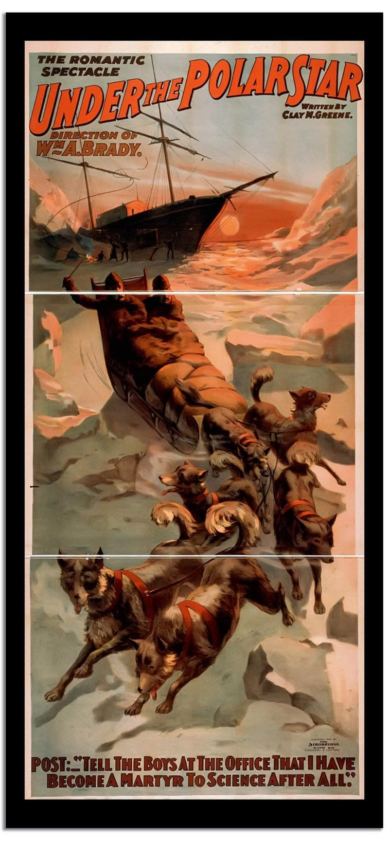 Under The Polarstar  Vintage Movie Poster Fine Art Print