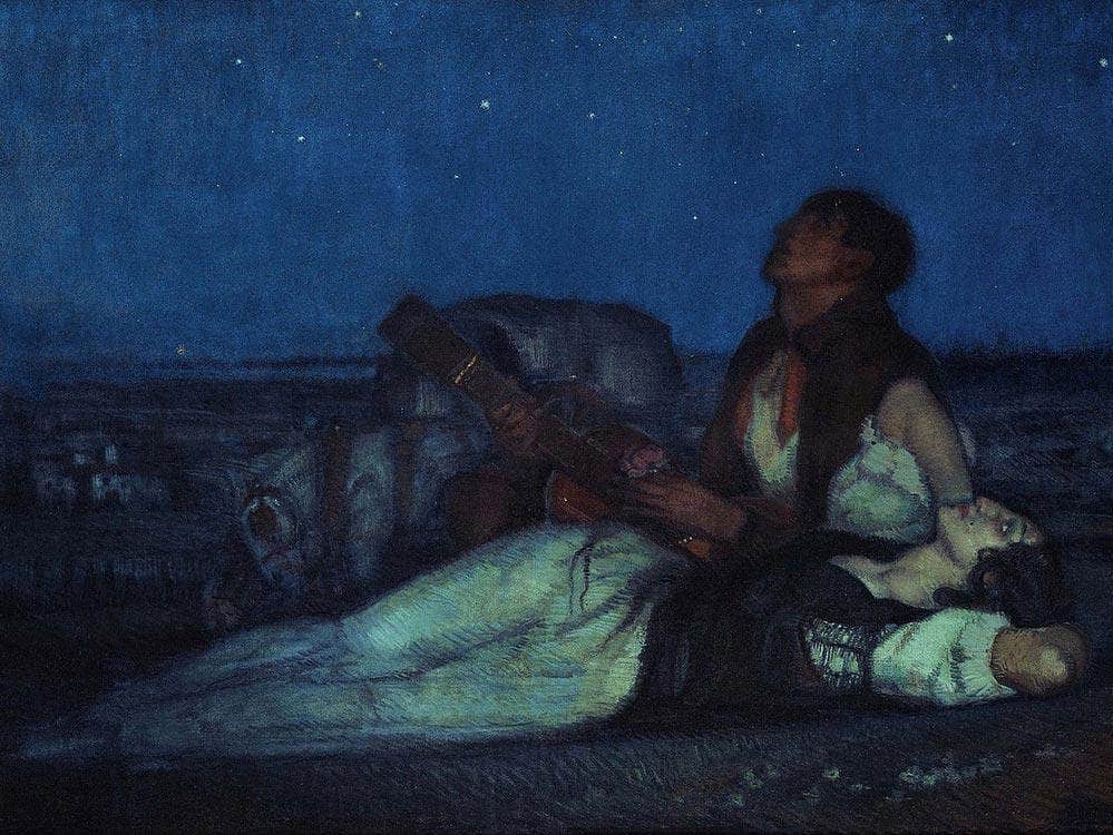 Under The Stars (1915) By Federico Beltran Masses Fine Art Print