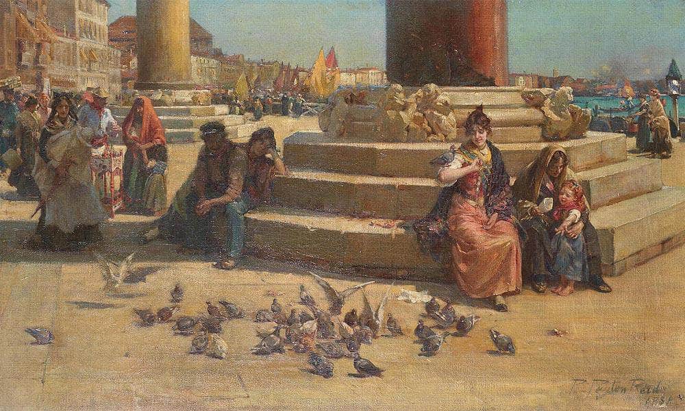 Under The Winged Lion By Robert Reid Fine Art Print