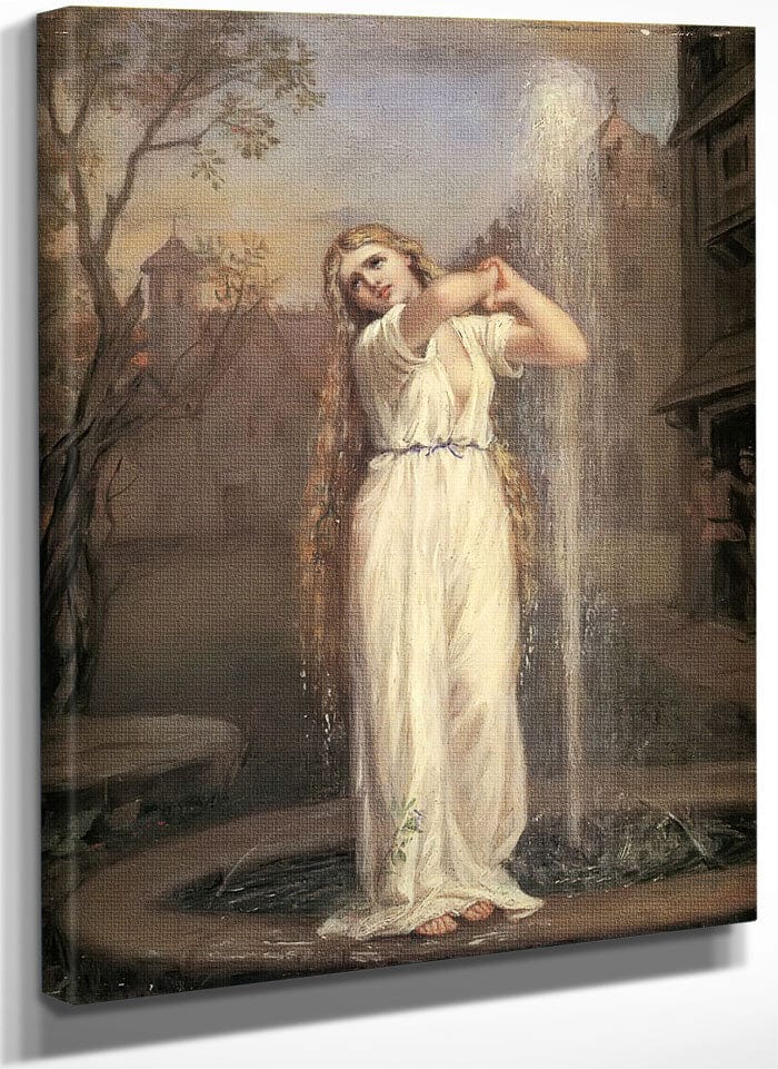 Undine By John Waterhouse Fine Art Print