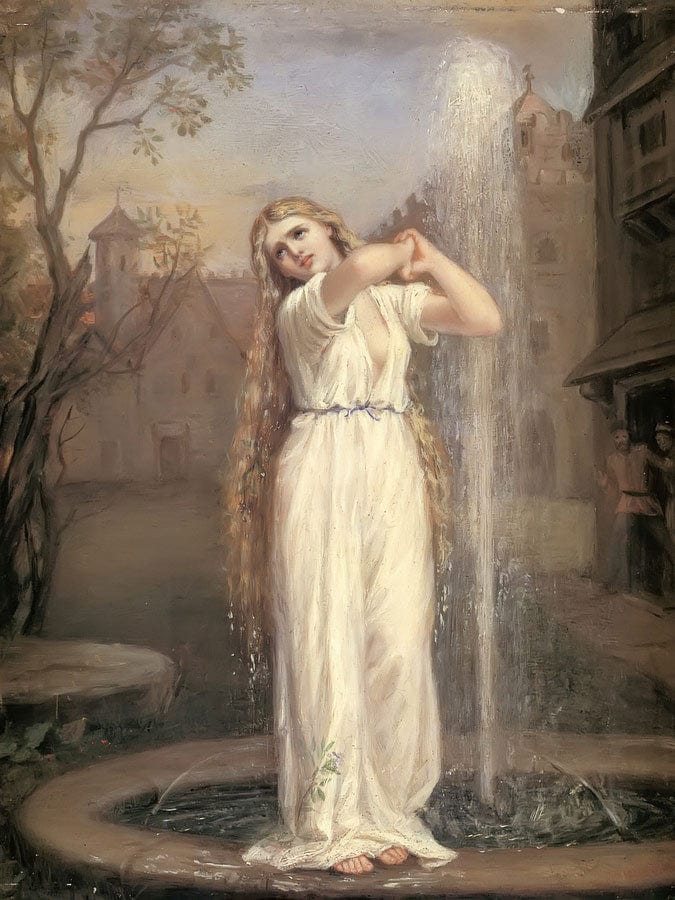 Undine By John Waterhouse Fine Art Print