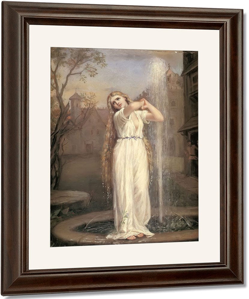 Undine By John Waterhouse Fine Art Print