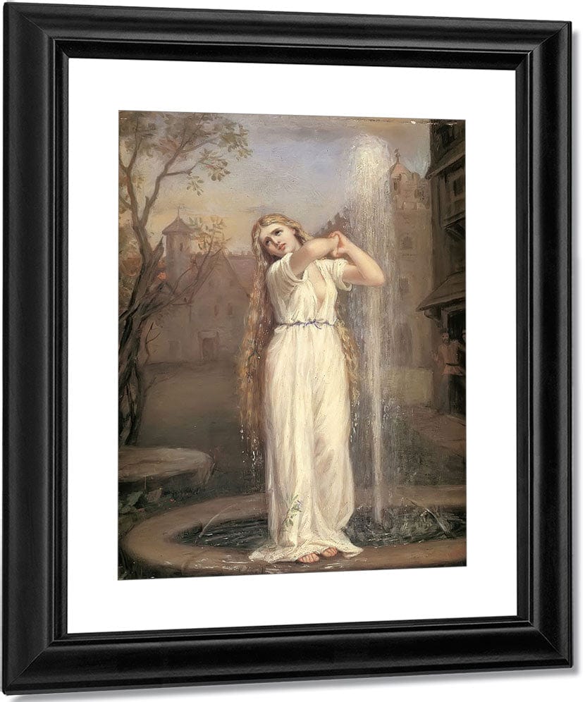 Undine By John Waterhouse Fine Art Print