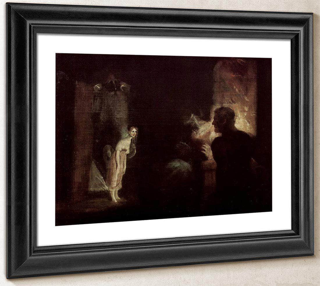 Undine Comes Into The House Of The Fisherman By Henry Fuseli Fine Art Print